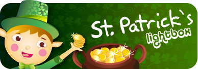 st. patrick icons vector